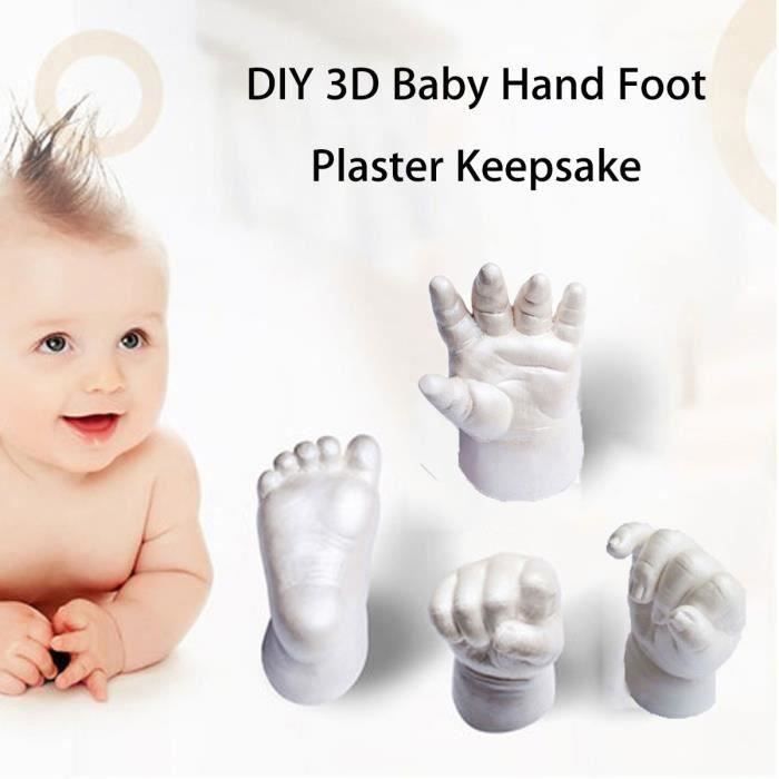 Cs Handprints Footprints Bebe Kit 3d Empreintes Platre Moulage Main Pied Memoire Csavc4a8074 Cdiscount Beaux Arts Et Loisirs Creatifs