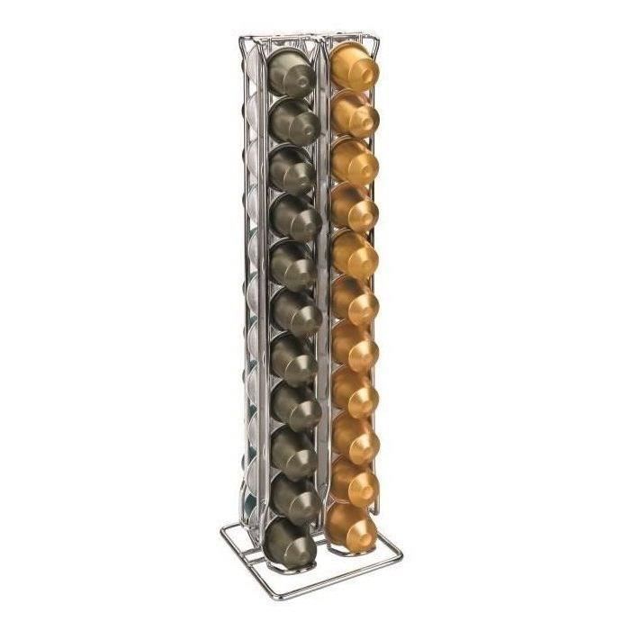 IBILI Distributeur porte capsules Nespresso 44 capsules 10 x 10 x 38 cm Fuji