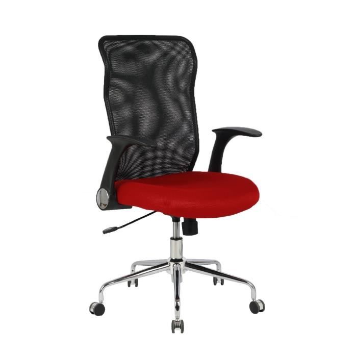 Chaise de bureau ergonomique avec accoudoirs rétractables