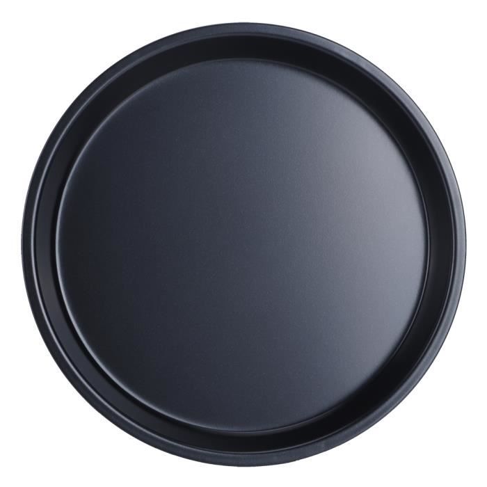 Lot De 6 Plaques à Pizza En Acier Carbone Antiadhésif - Diamètre 20 Cm - Résiste à 300°C - Four Et Cuisson