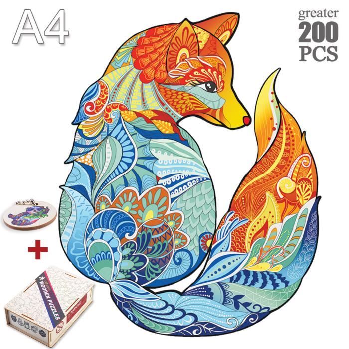 Puzzle Vierge En Bois 200 Pièces - Disques Bruts Pour Bricolage Enfants Et Livre D'Or