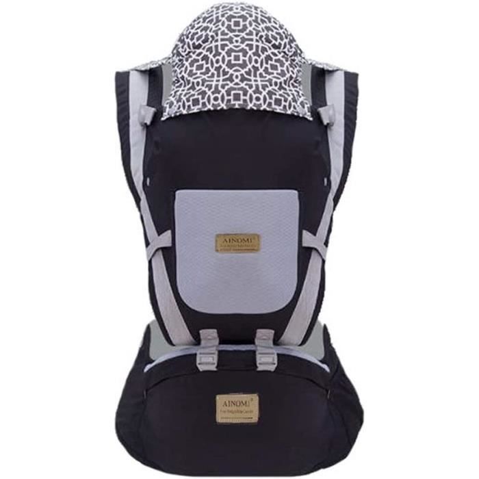 Porte Bébé Portable, Porte Bebe Hanche Avec Soutien Lombaire Echarpe De Portage Bebe Confortable Et Sans Effort Réglable, Echarpe De Portage Pour Les Nouveau-néS De 6 à 42 Mois