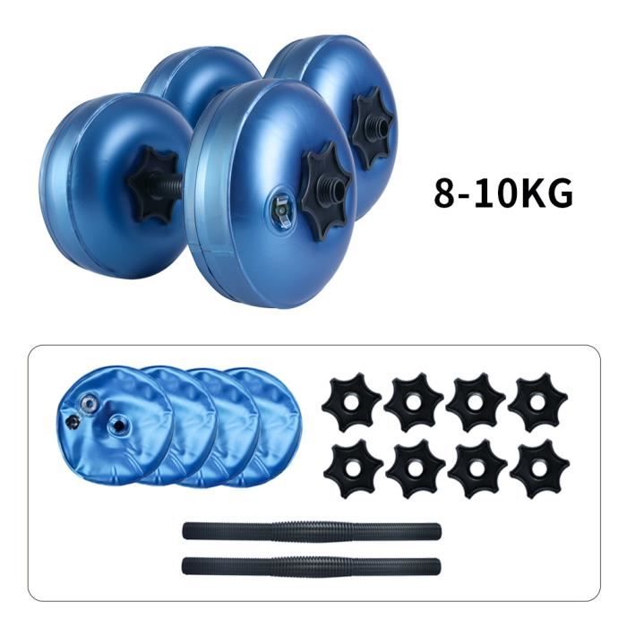Set D'haltères Réglable 10-30 Kg JOROTO 4-en-1 - Haltères, Barre, Kettlebells, Support Pompes