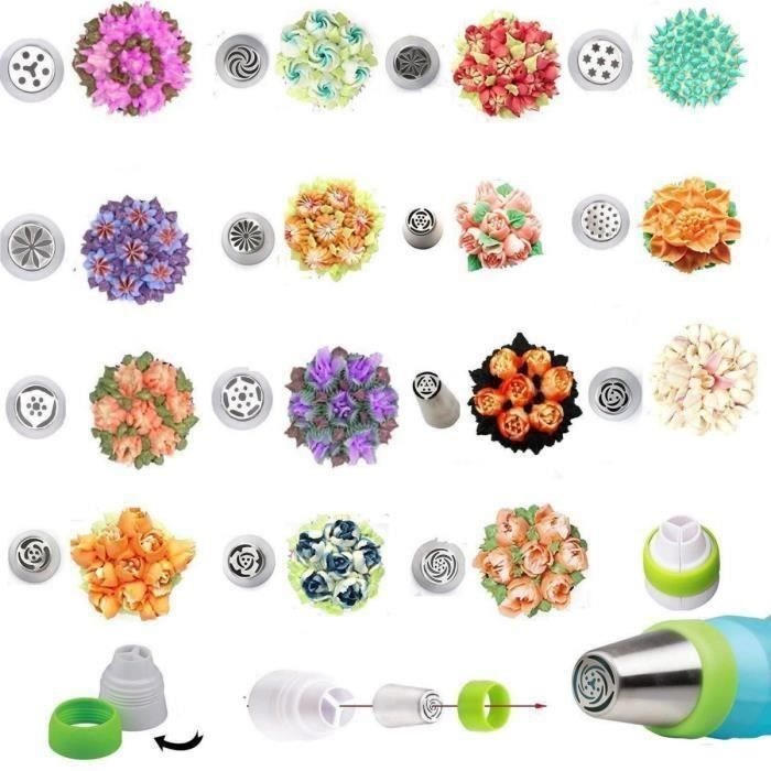 CSPARKV Lot De 3 Douille De Pâtisserie Petit Choux, Douilles Professionnelles En Acier Inoxydable A Garnir Cupcake Puffs Injection Seringue Pour La Decoration De Houppette 85555118