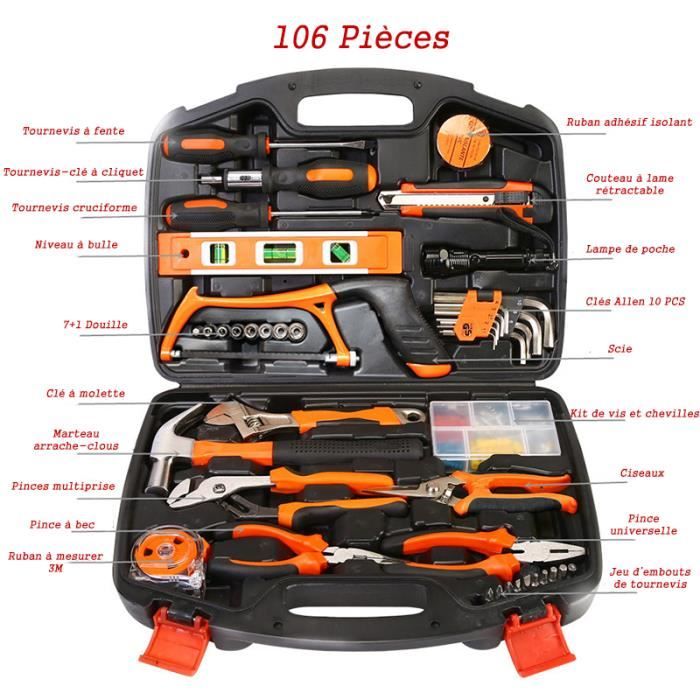 Outils Main 106 Pi ces Malette Outils Set Universel De 106 Pcs Bo te outils-main-106-pi-ces-malette-outils-set-universel-de-106-pcs-bo-te