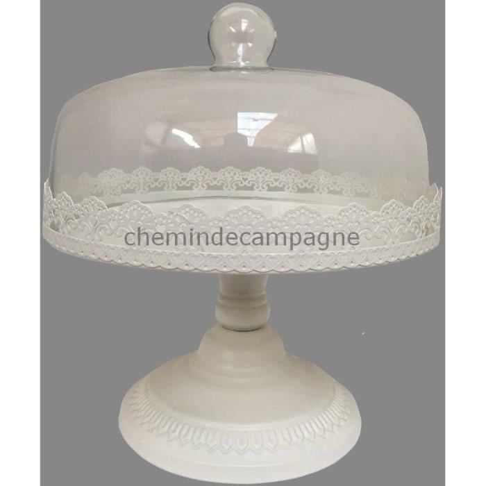 Plateau Grande Cloche A Gateaux Tartes Fromages Sur Pied O 31 Cm Cdiscount Maison