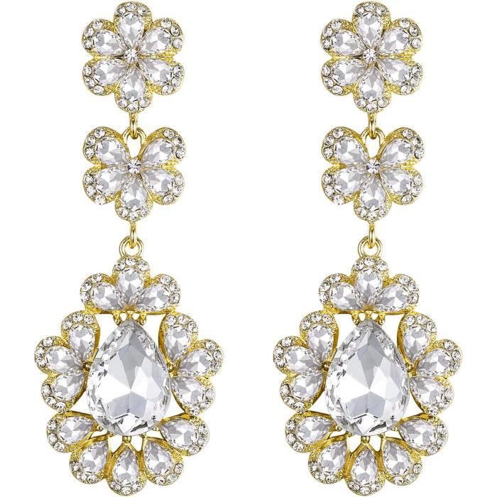 Collier Cristal/Ecru/Beige clair p robe mariée mariage cérémonie soirée pas cher
