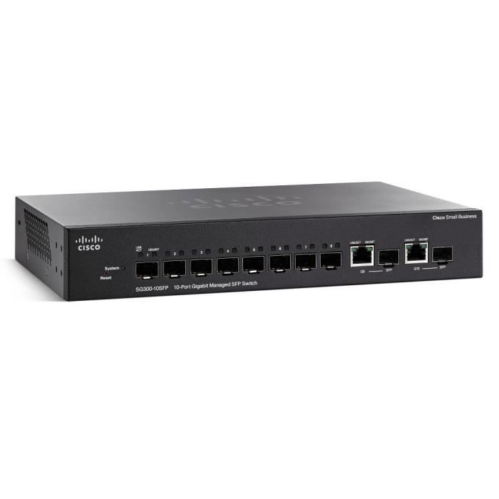 Cisco SG300-10SFP-K9-NA Reconditionné - Cisco reconditionné disponible sur Cdiscount Seconde Vie