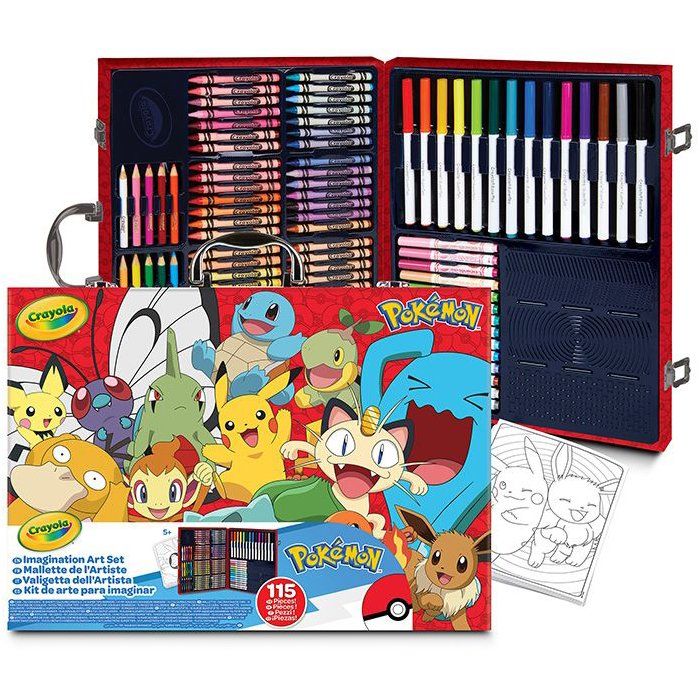 Ensemble De Marqueurs Crayola Pokemon 115 Pièces - vue 2