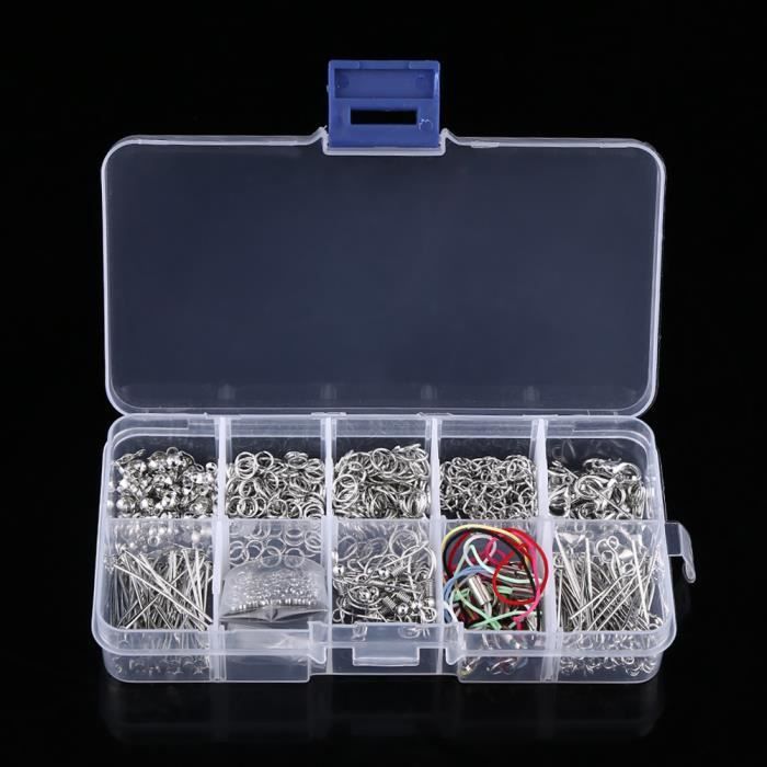 Beatifufu Lot de 10 fermoirs pour bracelet en alliage argenté