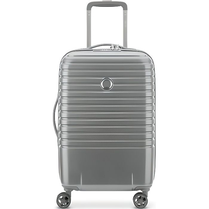 Bleu DELSEY PARIS Valise trolley cabine 4 doubles roues CAUMARTIN PLUS 55 Cm