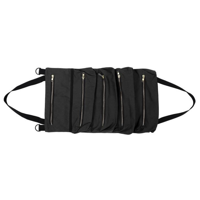 Rouleau à Bijoux Voyage En Velour - Pochette Imperméable Pliable Pour Colliers, Boucles D'oreilles, Bagues