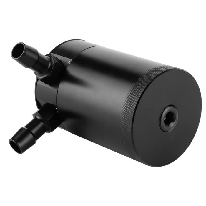 Récupérateur D'huile Universel Qiilu - 5 Oz, 2 Ports Avec Valve Et Filtre - Pour Voiture, Moto, Etc.