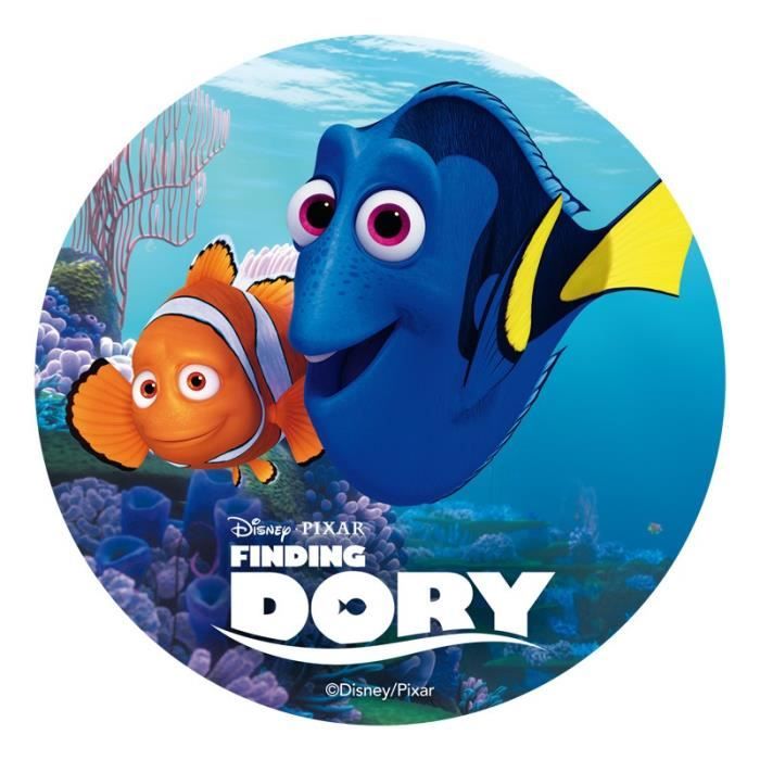Disque En Sucre Cm Disney Nemo Dory Decor Gateau Anniversaire Cdiscount Maison