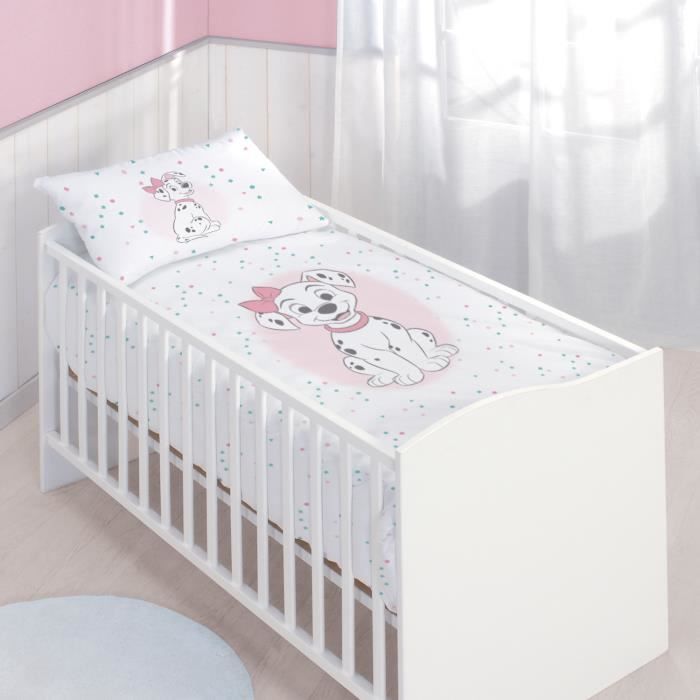 Parure de lit bébé 100% coton, DISNEY ANIMALS DUO. Taille : 100x135 cm -  Cdiscount Puériculture & Eveil bébé