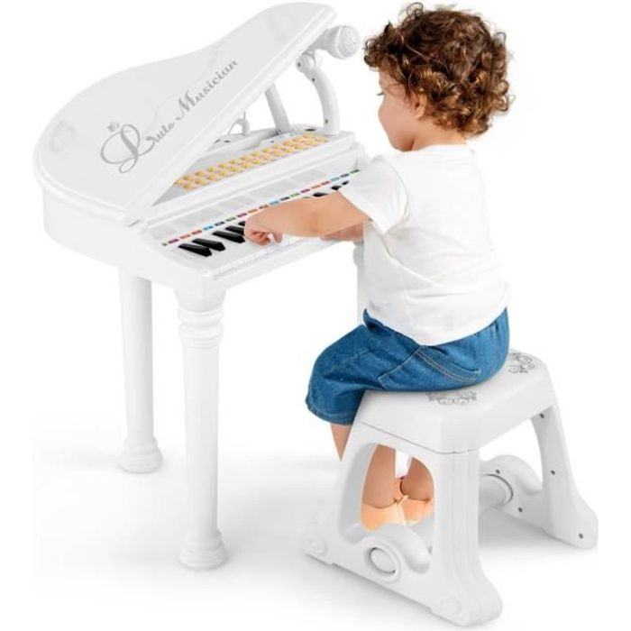 DREAMADE Piano Enfant 31 Touches, Jouet Piano Numérique avec