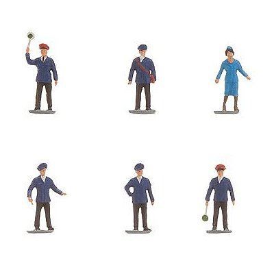 Figurines Modélisme Ferroviaire HO 1:87 - Lot De 50 Personnages Réalistes Pour Maquettes
