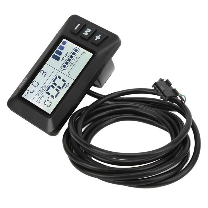 Affichage électrique Vélo KT-900S - Écran LED Pour Vélo électrique 24V/36V/48V, Vitesse, Couple, économie D'énergie