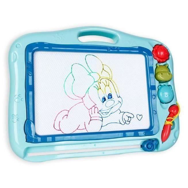 Tableau magnétique pour enfants, jouets éducatifs 1-3 ans, cadeau pour enfants, tablette dessin magnétique avec pieds, table d'activités pour bébé