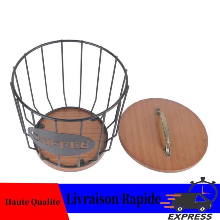 Porte-Filtre À Café Rustique avec Couvercle - FDIT - Rangement pour
