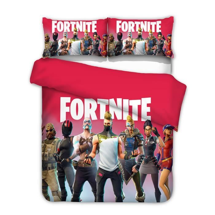Fortnite Game Fortress Night Taille De L Ue Lit Double Housse De