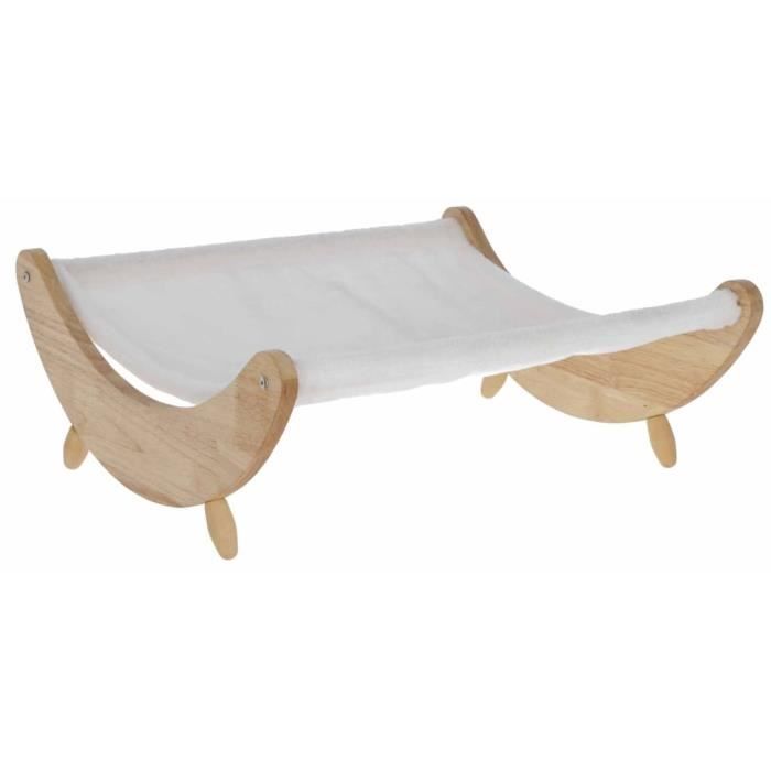 Kerbl Hamac pour chat Dream 51 x 46 x 19 5 cm Beige et blanc Kerbl Hamac pour chat Dream 51 x 46 x 19 5 cm Beige et blanc