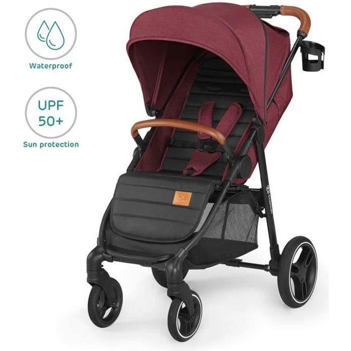 Kinderkraft Poussette Bebe Grande Lx Compacte Position Couchee Bordeaux Cdiscount Puericulture Eveil Bebe