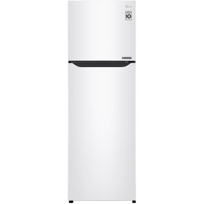 Réfrigérateur combiné LG GT5525LWH - 254L - No Frost - Compresseur linéaire - Fresh Converter - classe F Blanc