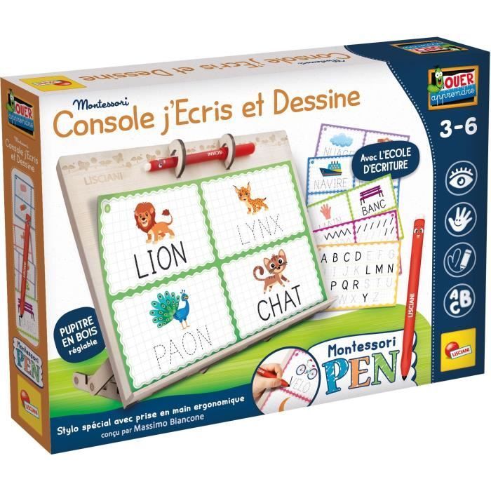 Table à dessiner et à écrire - Jeu éducatif - MONTESSORI PEN - Dès 3 ans