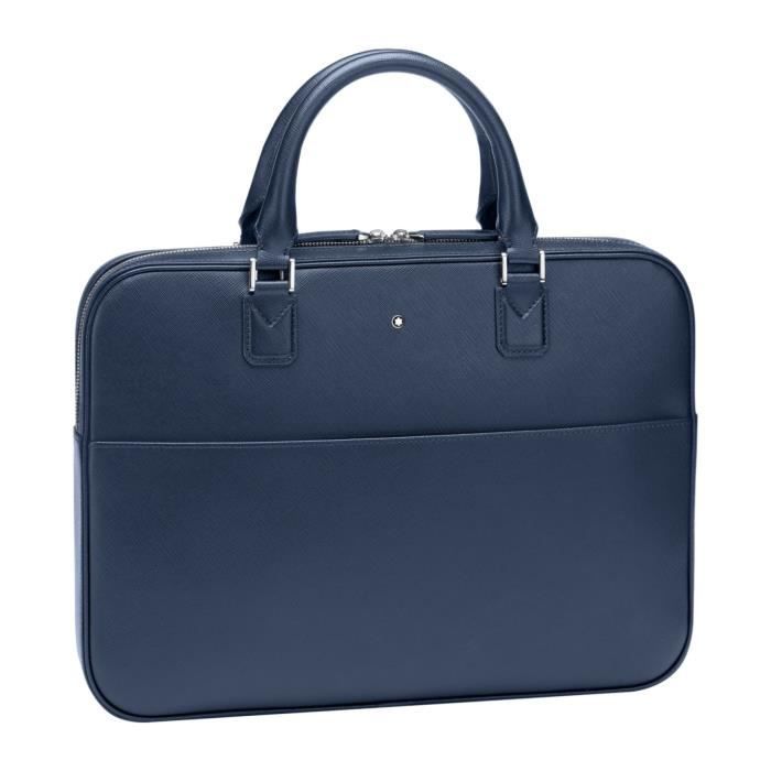 Mathematics For a day trip attract MONTBLANC BORSA PORTA DOCUMENTI ULTRA SOTTILE SARTORIAL BLU NAVY 118690 -  Cdiscount Bagagerie - Maroquinerie