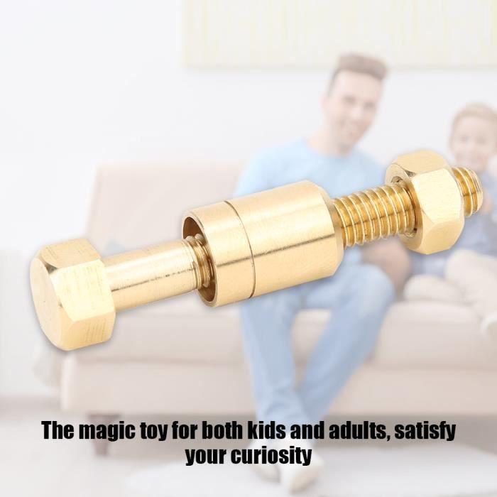 Vis ¨¤ Boulon Magique Tour De Magie Adulte Accessoires Magiques, ¨¦crou D'autorotation Vis ¨¤ Boulon Illusion De Gros Plan Accessoire De Gadget ¨¦crou