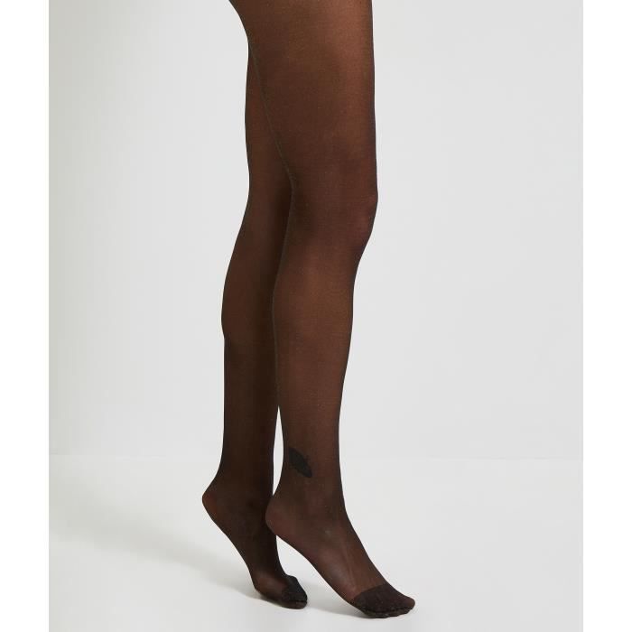 Collant paillete femme GRAIN DE MALICE Transparent et brillant Noir Adulte Black Cdiscount Chaussures