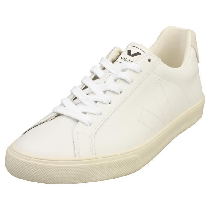 Veja Baskets - VEJA - ESPLAR - Femme - Cuir - Lacets - Blanc