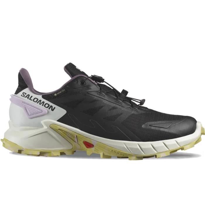 Chaussures de trail running pour Femme - SALOMON Supercross 4 Gore-Tex W - Noir - Lacets Chaussures de trail running pour Femme - SALOMON Supercross 4 Gore-Tex W - Noir - Lacets