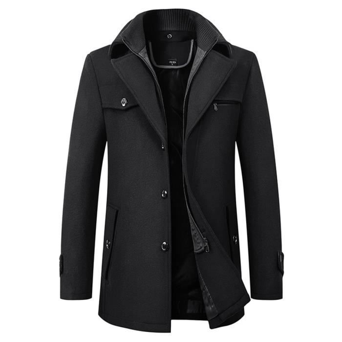 Mejor Precio En A Granel Trench Coat En Fausse Fourrure De Vison Pour Hommes, Pardessus Long 5XL Doux Et Chaud Pour Fête, Club, Streetwear, Vêtements Dextérieur De Luxe Élégants, Q231212 | Envío