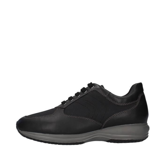 Chaussures de tennis Geox U8262A04311 Homme Noir Synthetique Cdiscount Sport