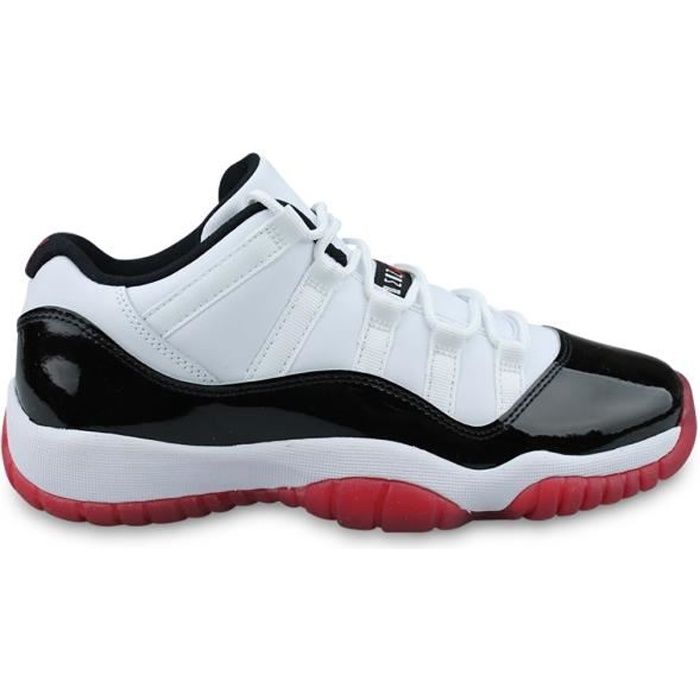 Basket Air Jordan 11 Retro Low Concord Bred Junior Blanc 528896