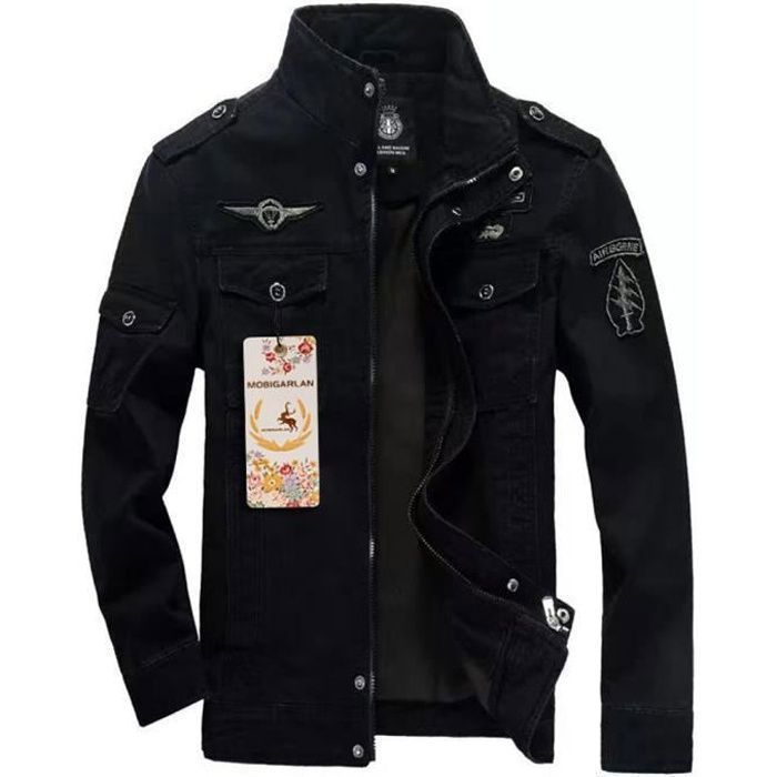 Veste homme Marque Luxe Blouson homme avec imprimé BMW Manteau