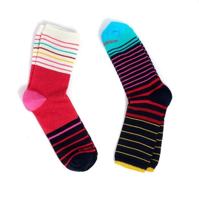 Lot de 3 paires de chaussettes de running - Multicolore - Femme