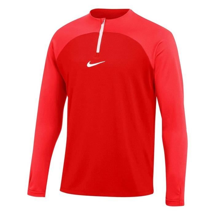 Sweat NIKE Drifit Academy Rouge Homme Adulte Manches longues Col capuche Rouge Cdiscount Pret a Porter
