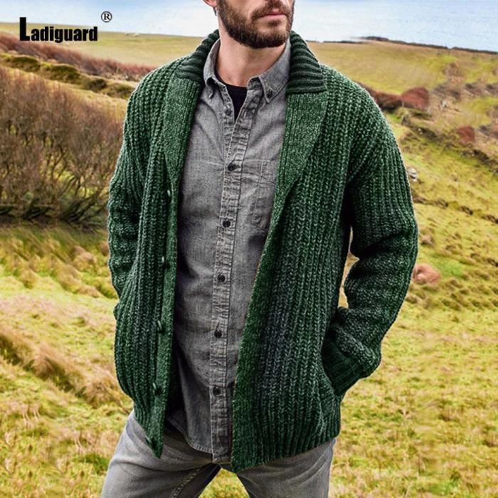 Cardigan best sale homme vert