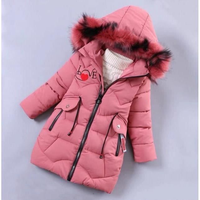 Doudoune Garçon Hiver - Parka Chaud à Capuche - Manteau Enfant 3-14 Ans - Mode Blouson Épais Avec Poches