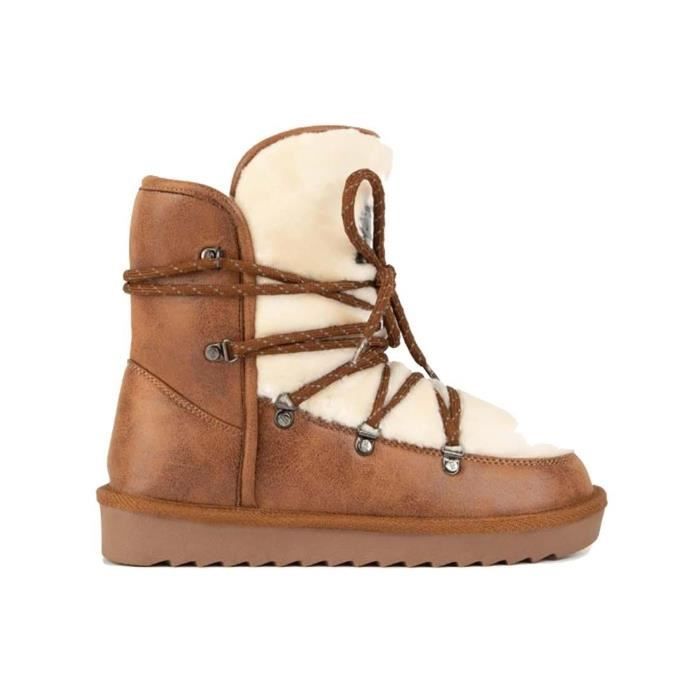 Bottines fourrées lacets 2025