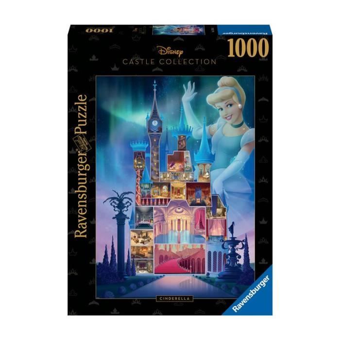 Puzzle - RAVENSBURGER - Cendrillon Collection Château - 1000 pièces - Multicolore - Intérieur