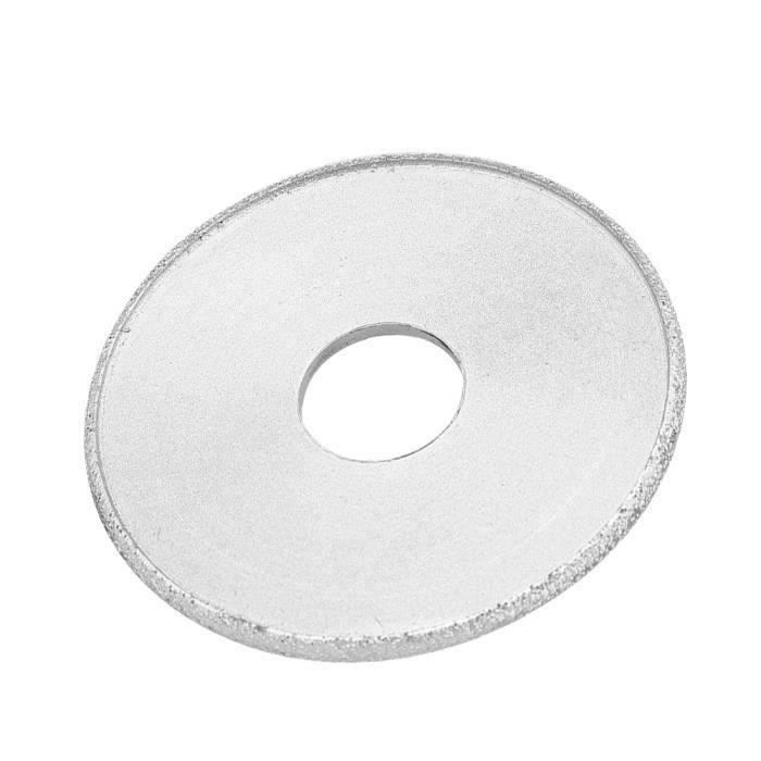 Meule Diamant Brasée Concave 7,3 Cm - Hauteur 1,0 Cm, Pour Pierre, Céramique, Verre, Usage Meuleuse D'Angle