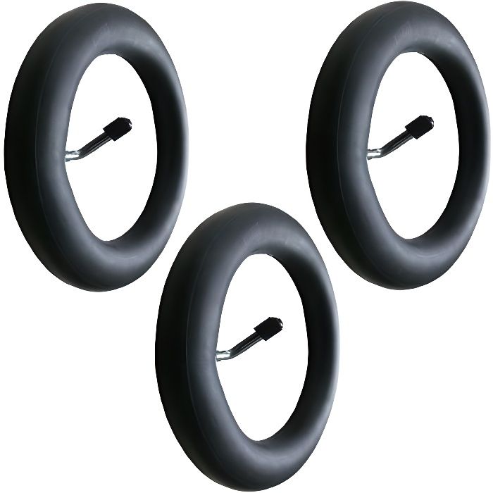 3 Chambres A Air 10x2 Pour Poussette Valve Coude Schrader 90 54