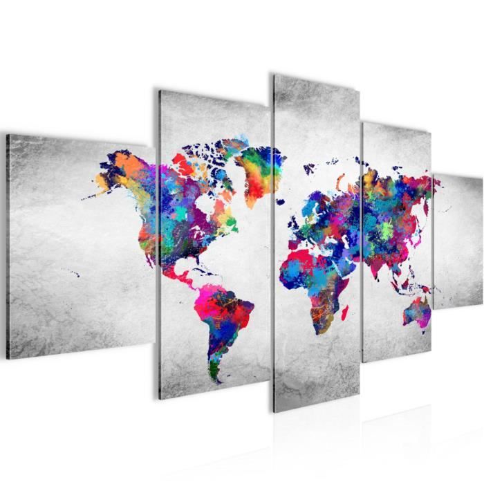 B&D XXL murando Impression sur Toile intissee 120x80 cm 1 Piece Tableau