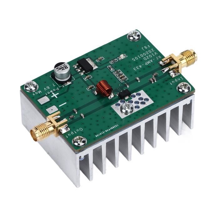 Amplificateur Large Bande RF 2MHz-80MHz 5W - Pour Signaux Radiofréquence, Puissance De Sortie 5W