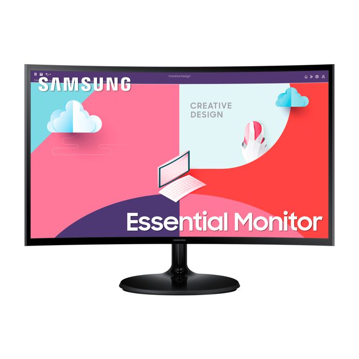 Moniteur - SAMSUNG - LS24C364EAU - 24 pouces - Résolution 1920x1080 - Temps de réponse 5ms
