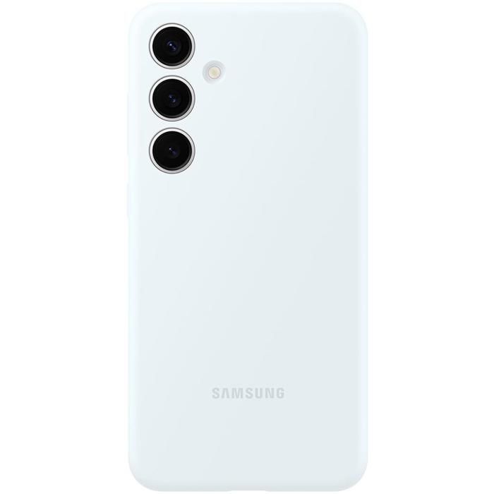 Coque - SAMSUNG - Galaxy S24+ - Silicone - Gris Clair - Protection optimale